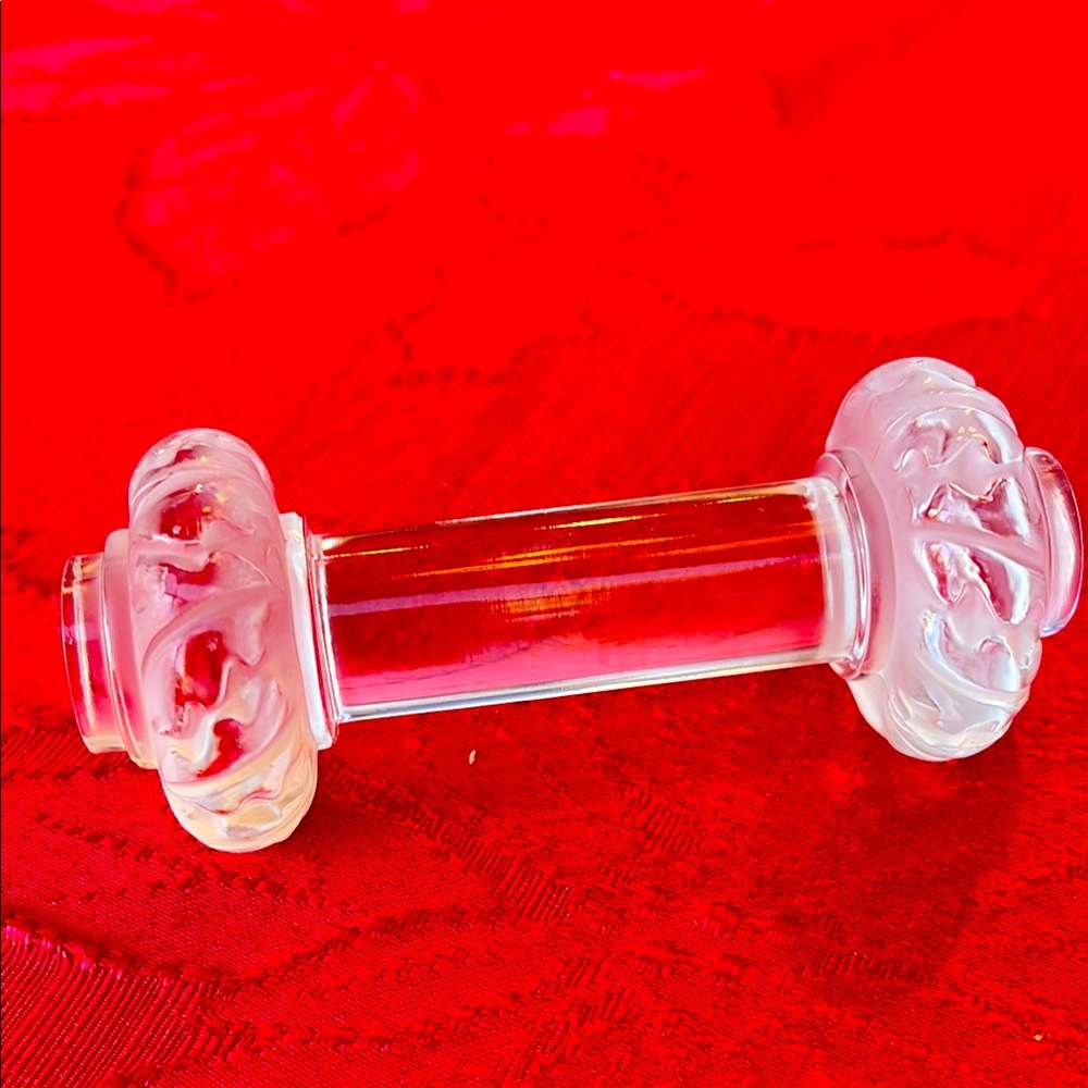 Lalique Crystal spoon chopsticks  rest